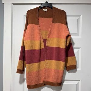 Umgee Multicolor Striped Cardigan